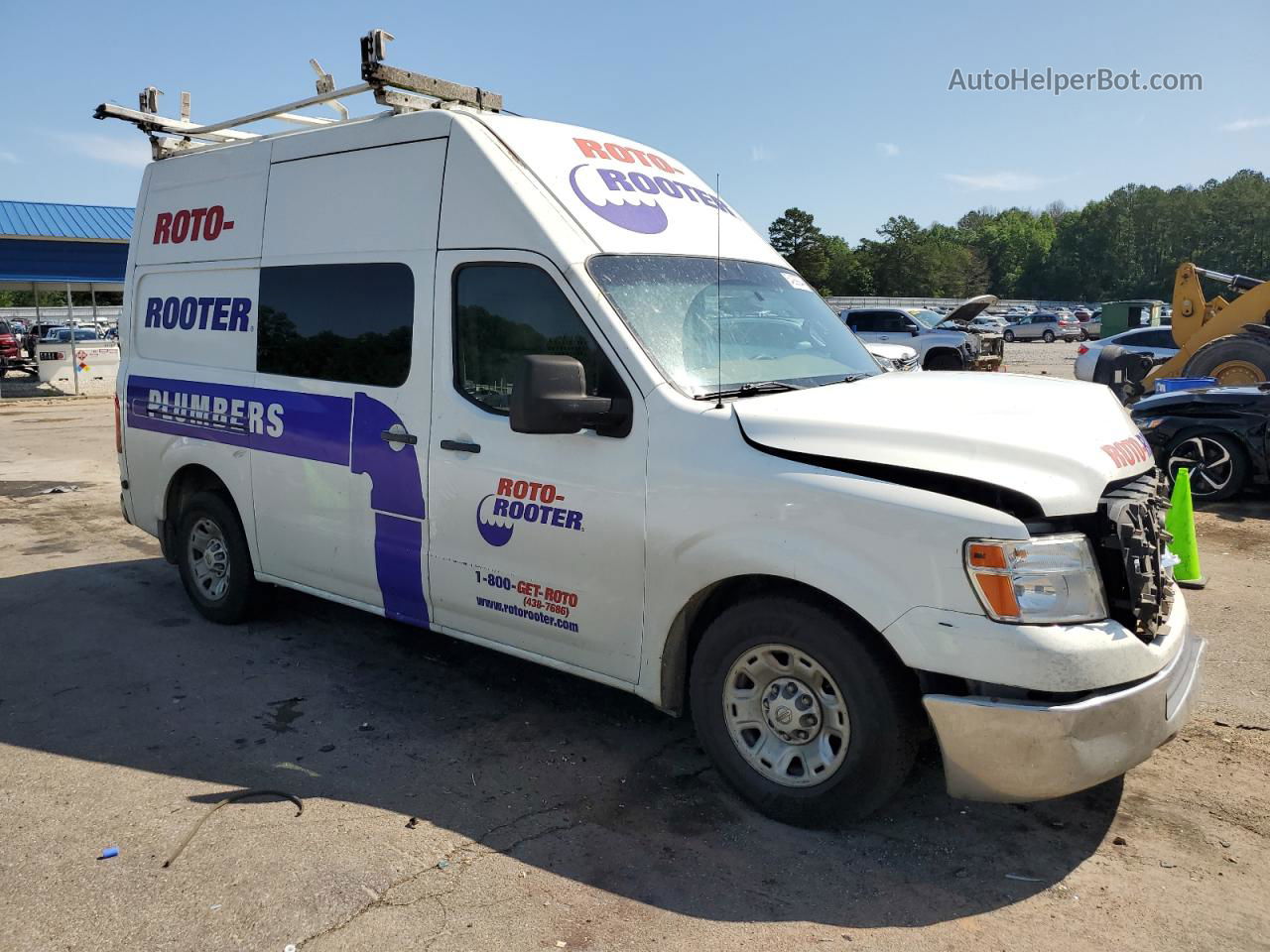 2013 Nissan Nv 2500 White vin: 1N6AF0LYXDN108328