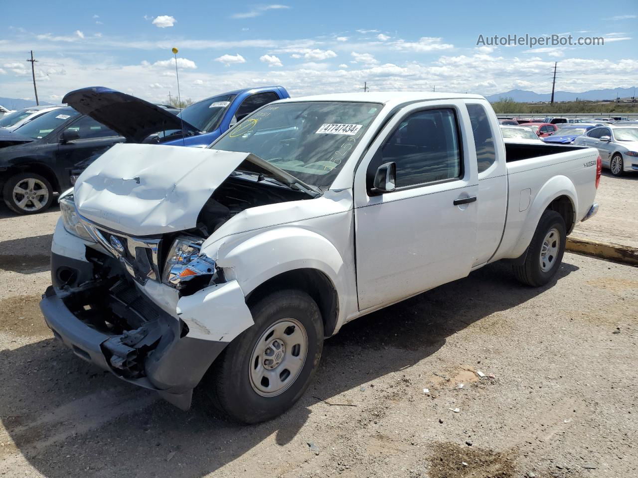 2016 Nissan Frontier S White vin: 1N6BD0CT1GN752593