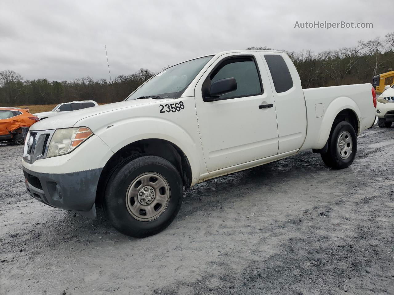 2016 Nissan Frontier S Белый vin: 1N6BD0CT2GN749279