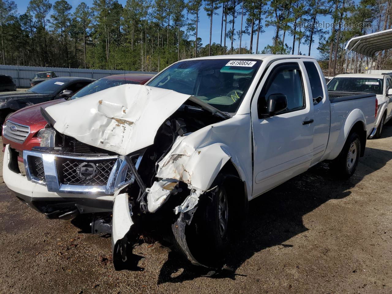 2016 Nissan Frontier S White vin: 1N6BD0CT2GN790401