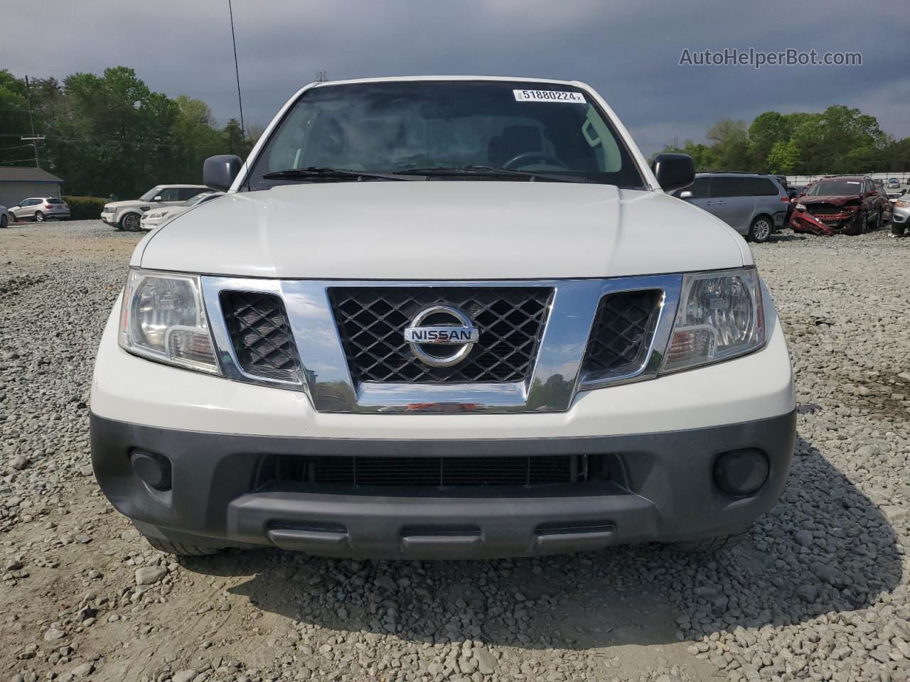 2016 Nissan Frontier S White vin: 1N6BD0CT3GN722852