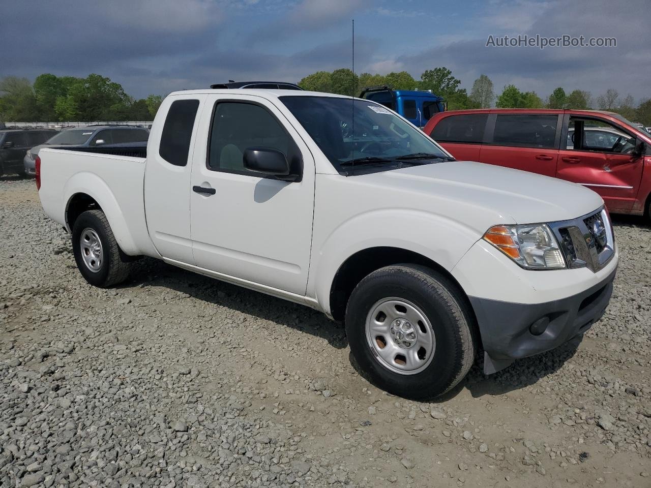 2016 Nissan Frontier S White vin: 1N6BD0CT3GN722852
