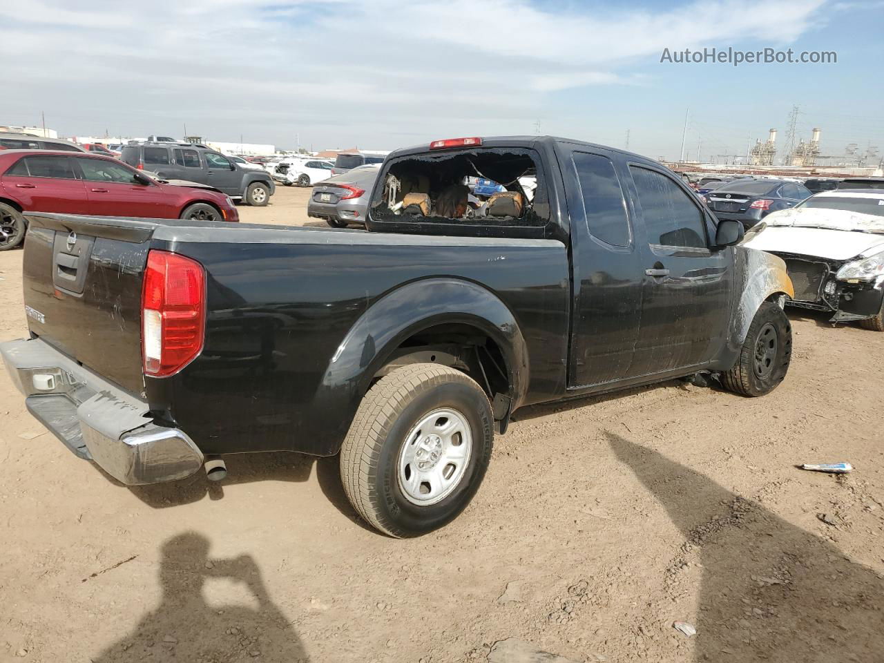 2016 Nissan Frontier S Black vin: 1N6BD0CT4GN794188