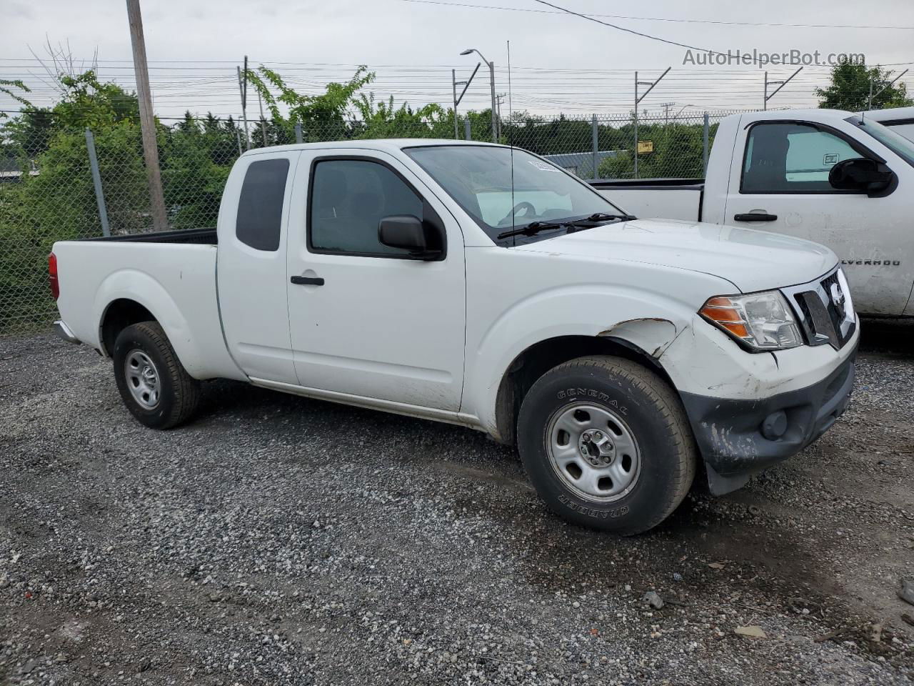 2021 Nissan Frontier S White vin: 1N6BD0CT5GN752628