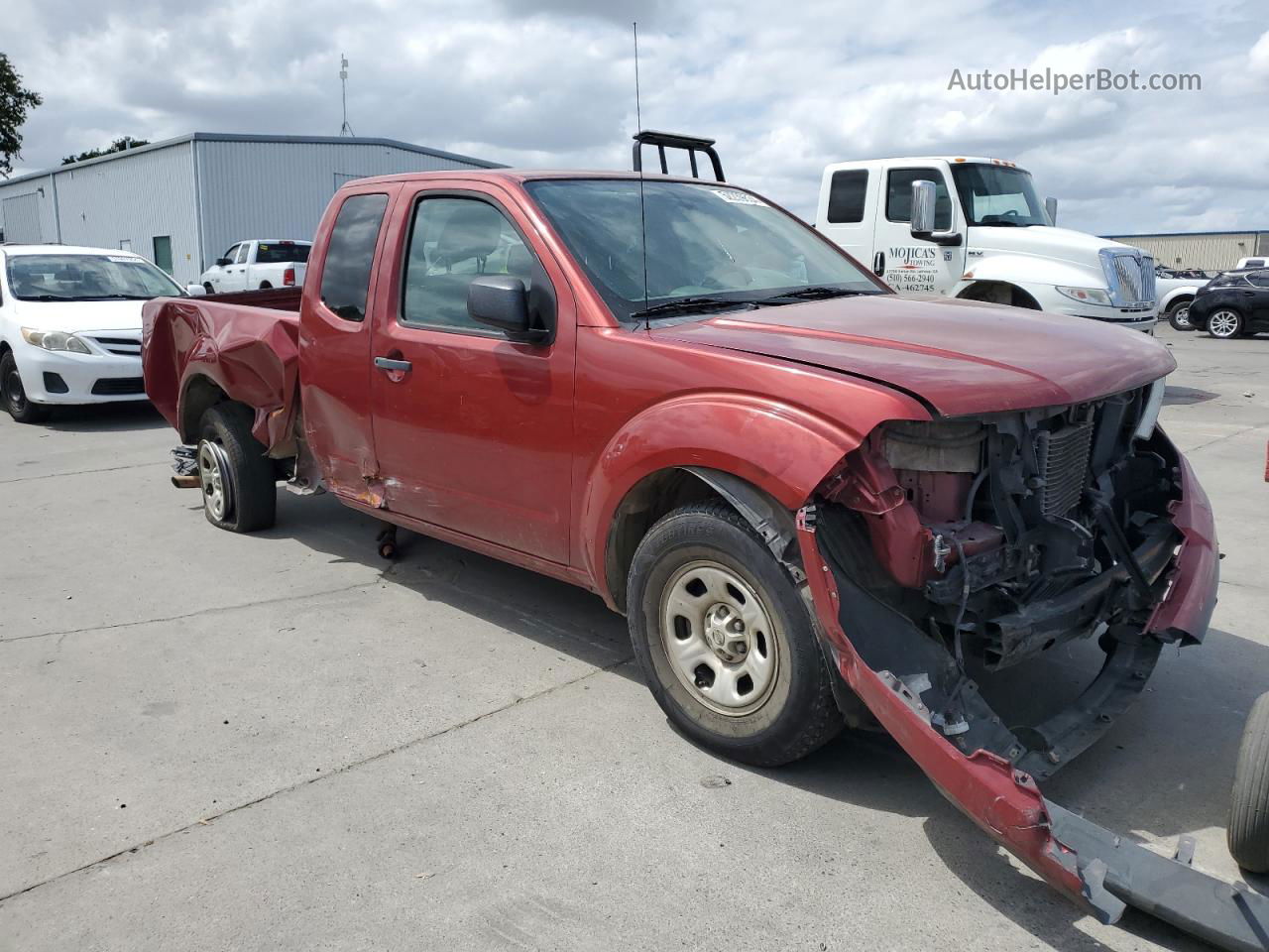 2016 Nissan Frontier S Burgundy vin: 1N6BD0CT7GN717721