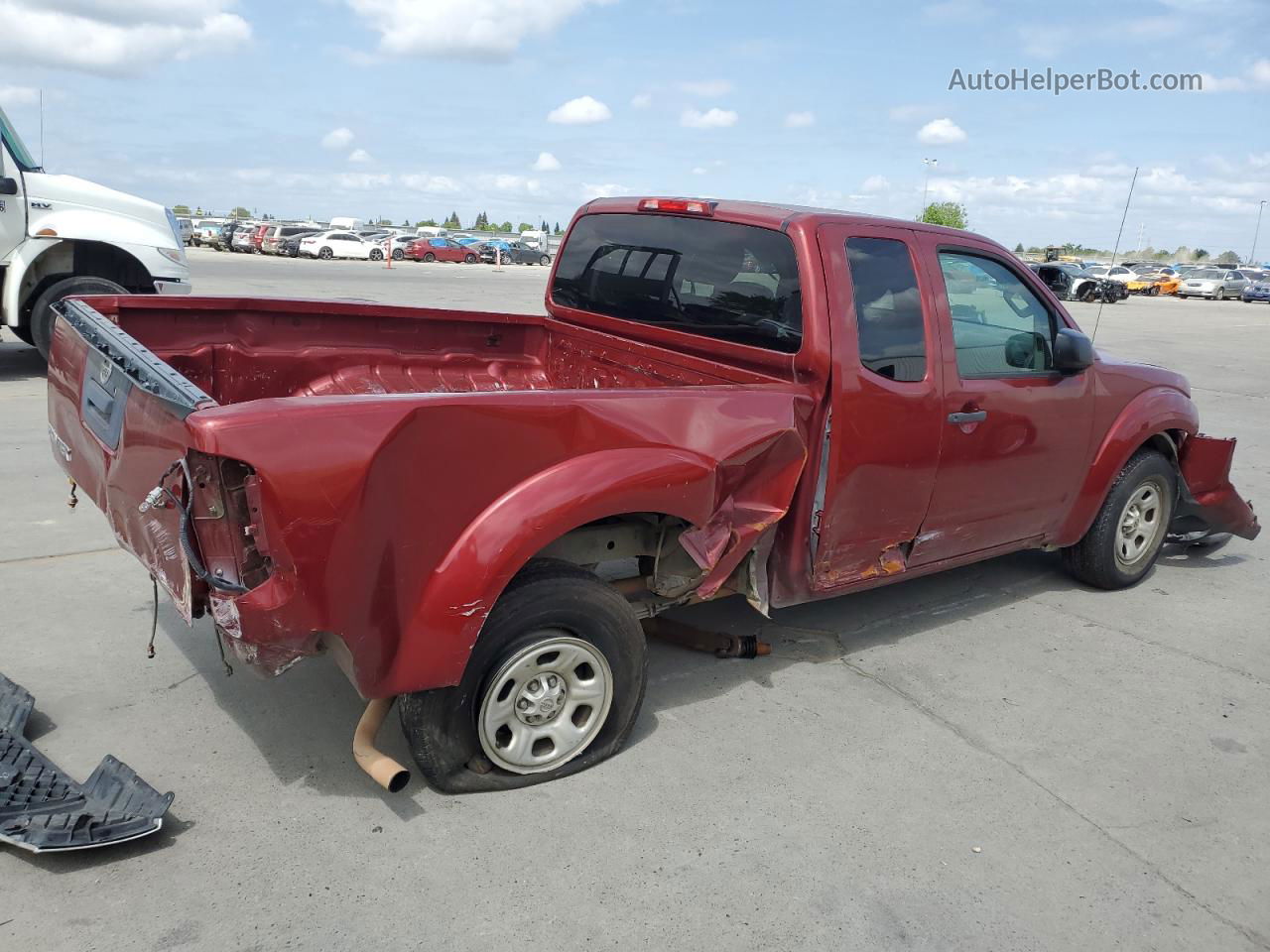 2016 Nissan Frontier S Burgundy vin: 1N6BD0CT7GN717721