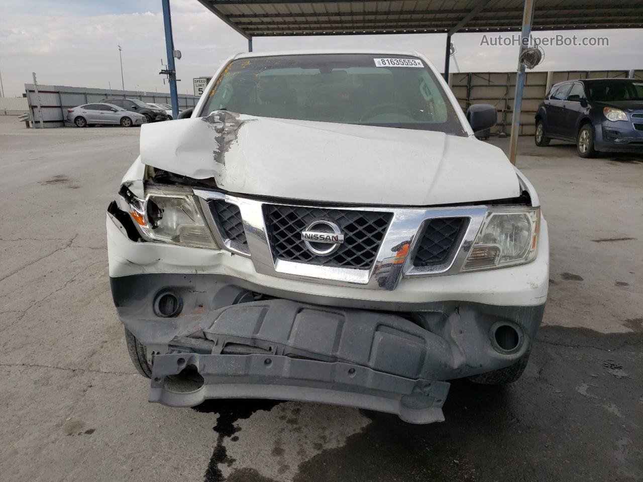 2016 Nissan Frontier S White vin: 1N6BD0CT7GN795318