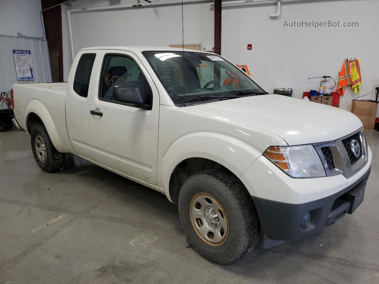 2016 Nissan Frontier S White vin: 1N6BD0CT8GN728842