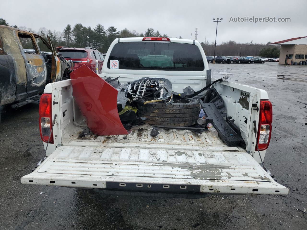 2016 Nissan Frontier S White vin: 1N6BD0CT8GN782092