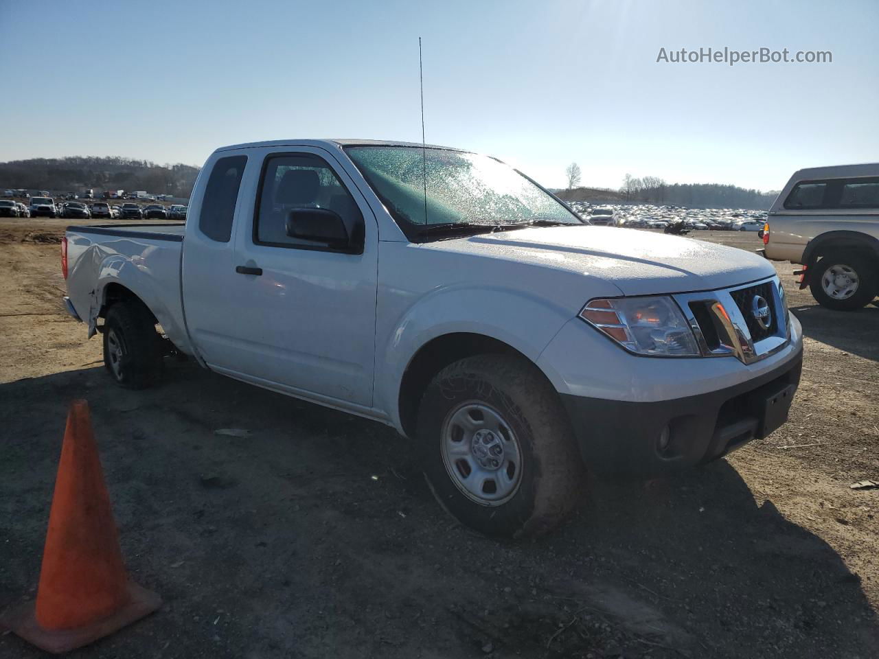 2016 Nissan Frontier S White vin: 1N6BD0CTXGN739356