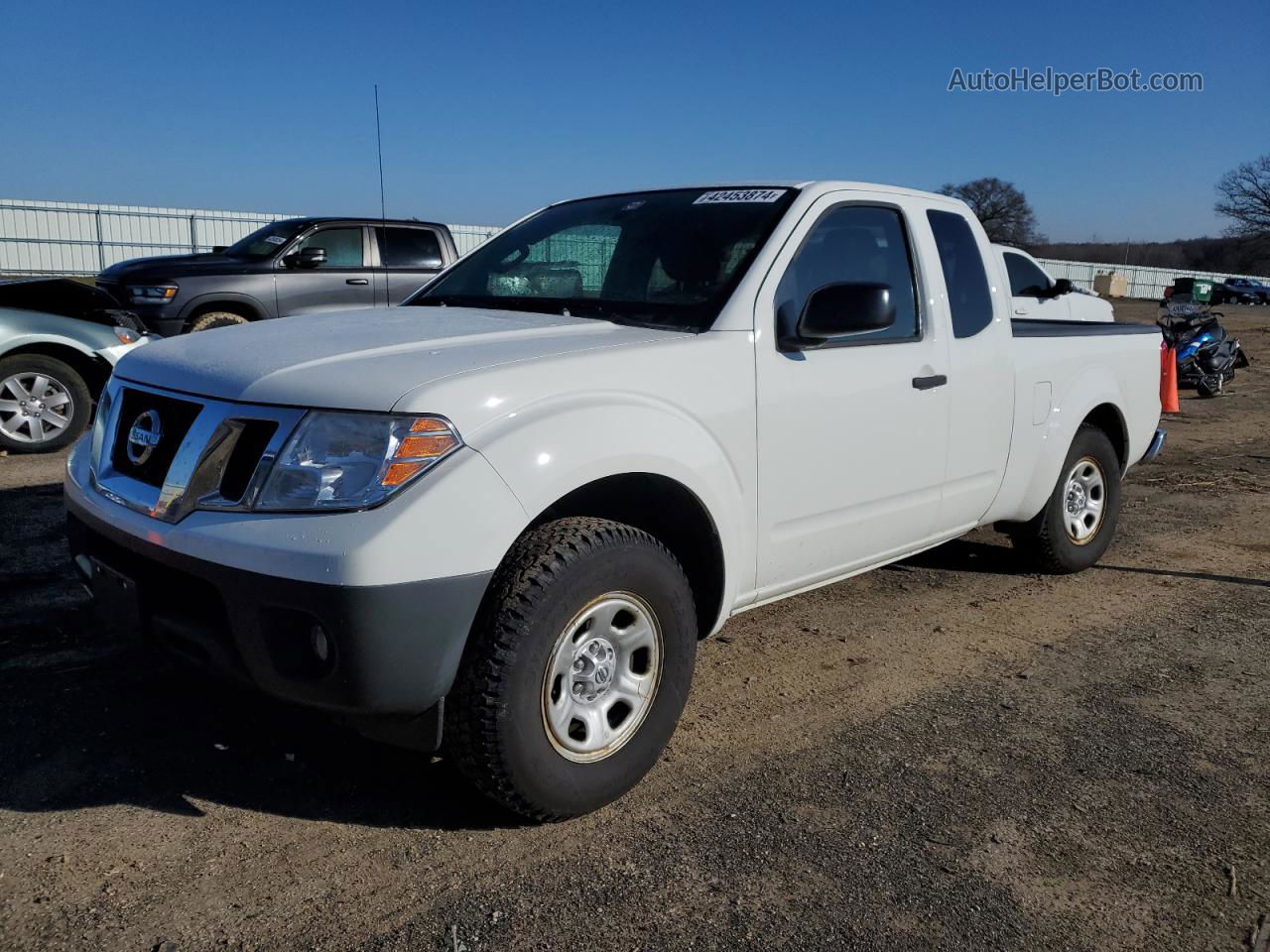 2016 Nissan Frontier S White vin: 1N6BD0CTXGN739356