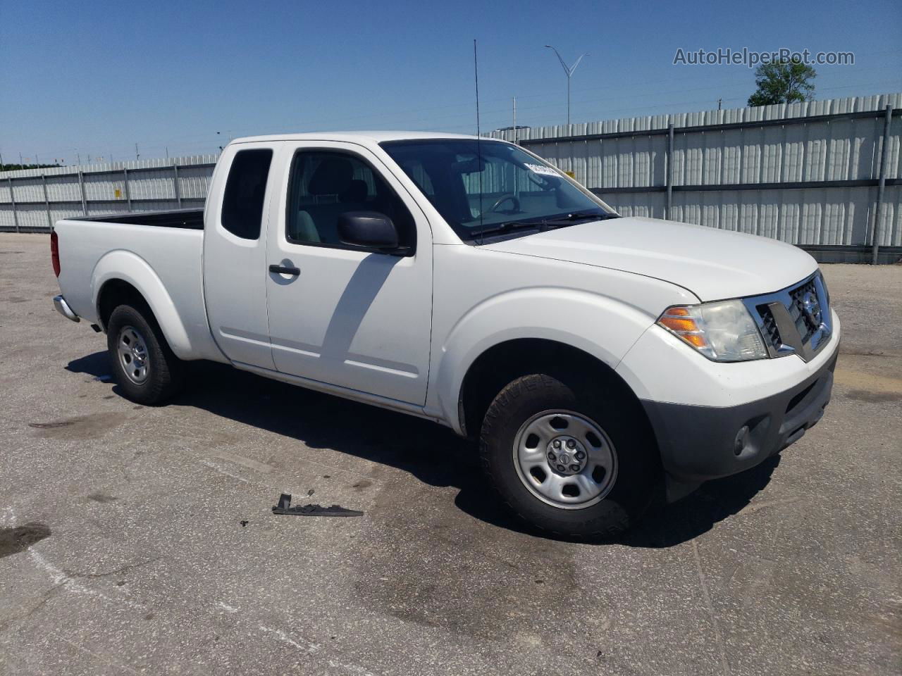 2016 Nissan Frontier S White vin: 1N6BD0CTXGN750664