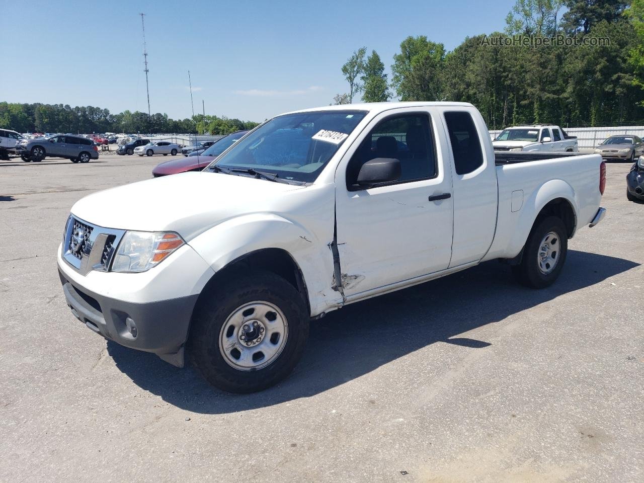 2016 Nissan Frontier S White vin: 1N6BD0CTXGN750664