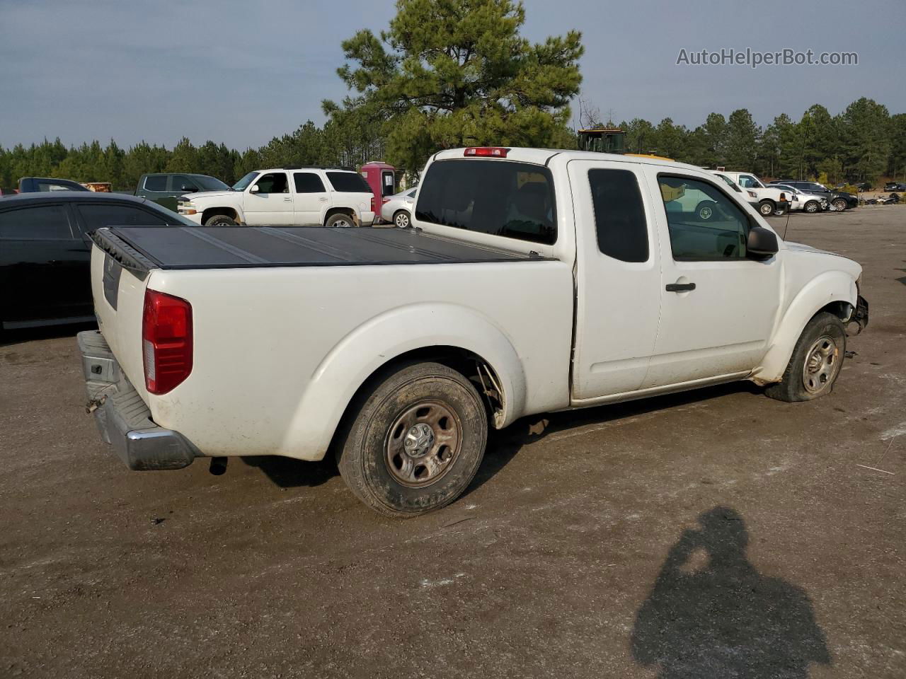 2016 Nissan Frontier S White vin: 1N6BD0CTXGN772258