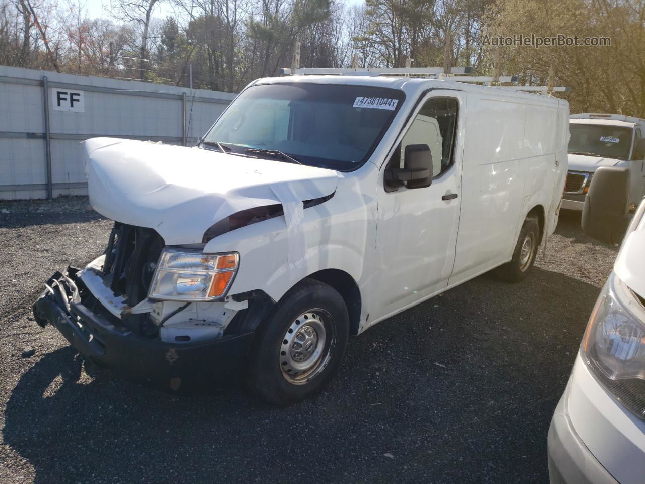 2013 Nissan Nv 1500 White vin: 1N6BF0KL8DN103851