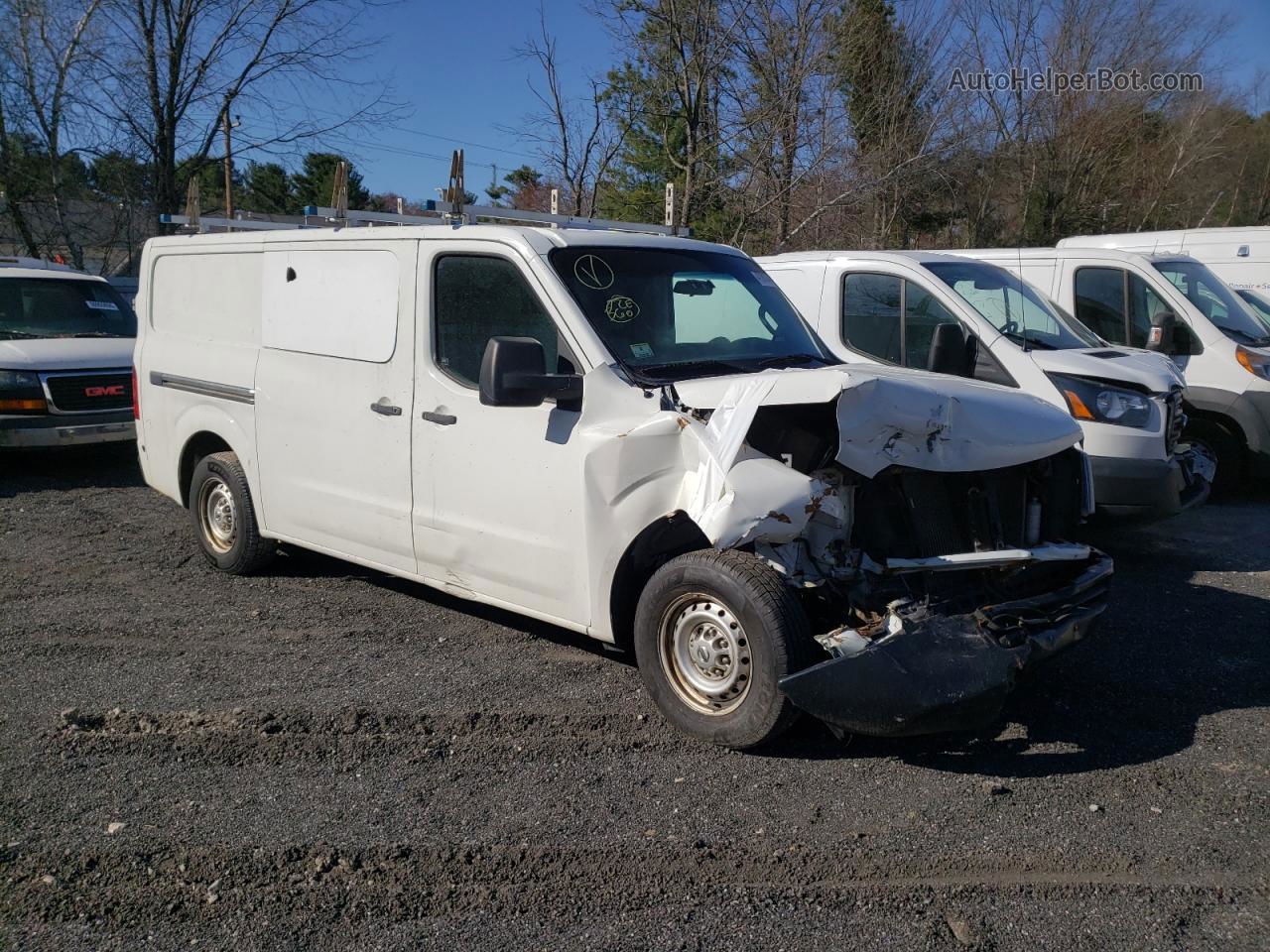 2013 Nissan Nv 1500 White vin: 1N6BF0KL8DN103851