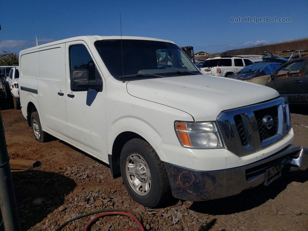 2013 Nissan Nv 1500 White vin: 1N6BF0KM0DN114657