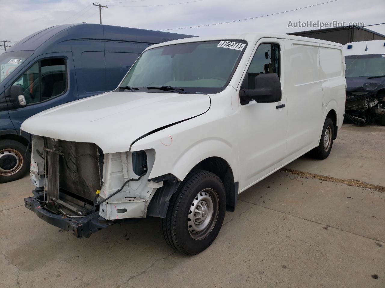 2019 Nissan Nv 1500 S Белый vin: 1N6BF0KM0KN804776