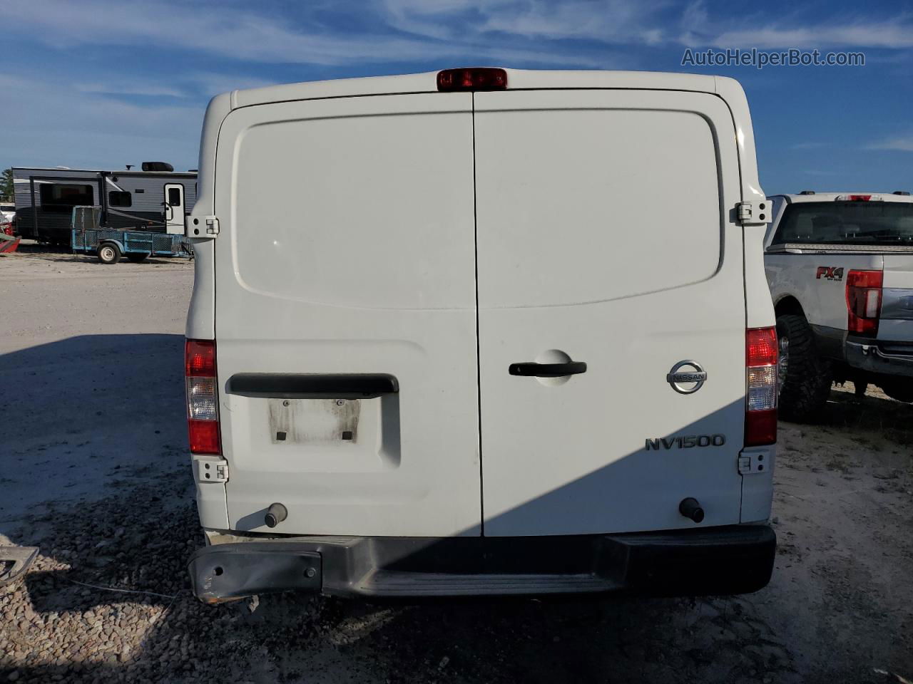 2019 Nissan Nv 1500 S White vin: 1N6BF0KM0KN805345