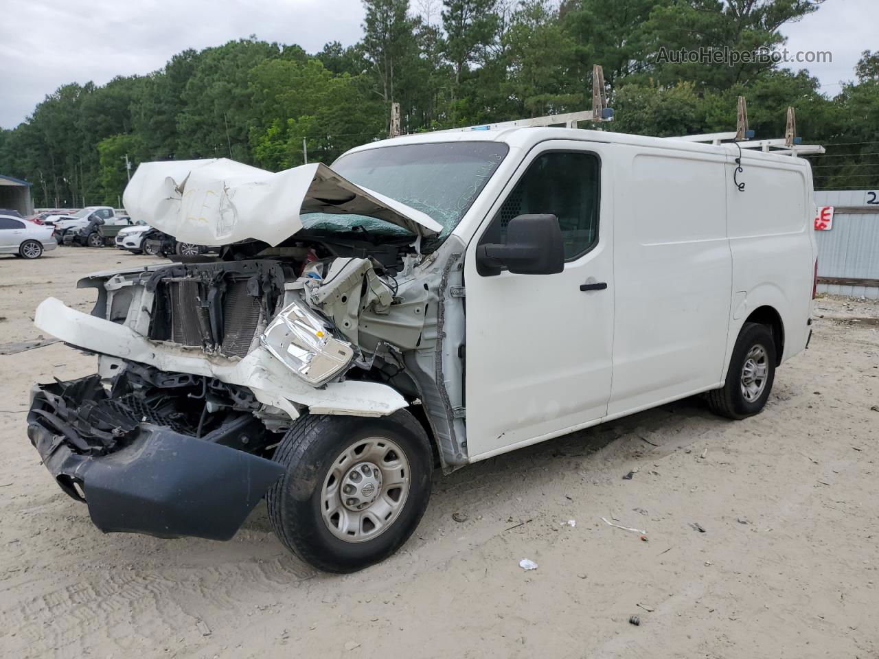 2019 Nissan Nv 1500 S White vin: 1N6BF0KM0KN809511