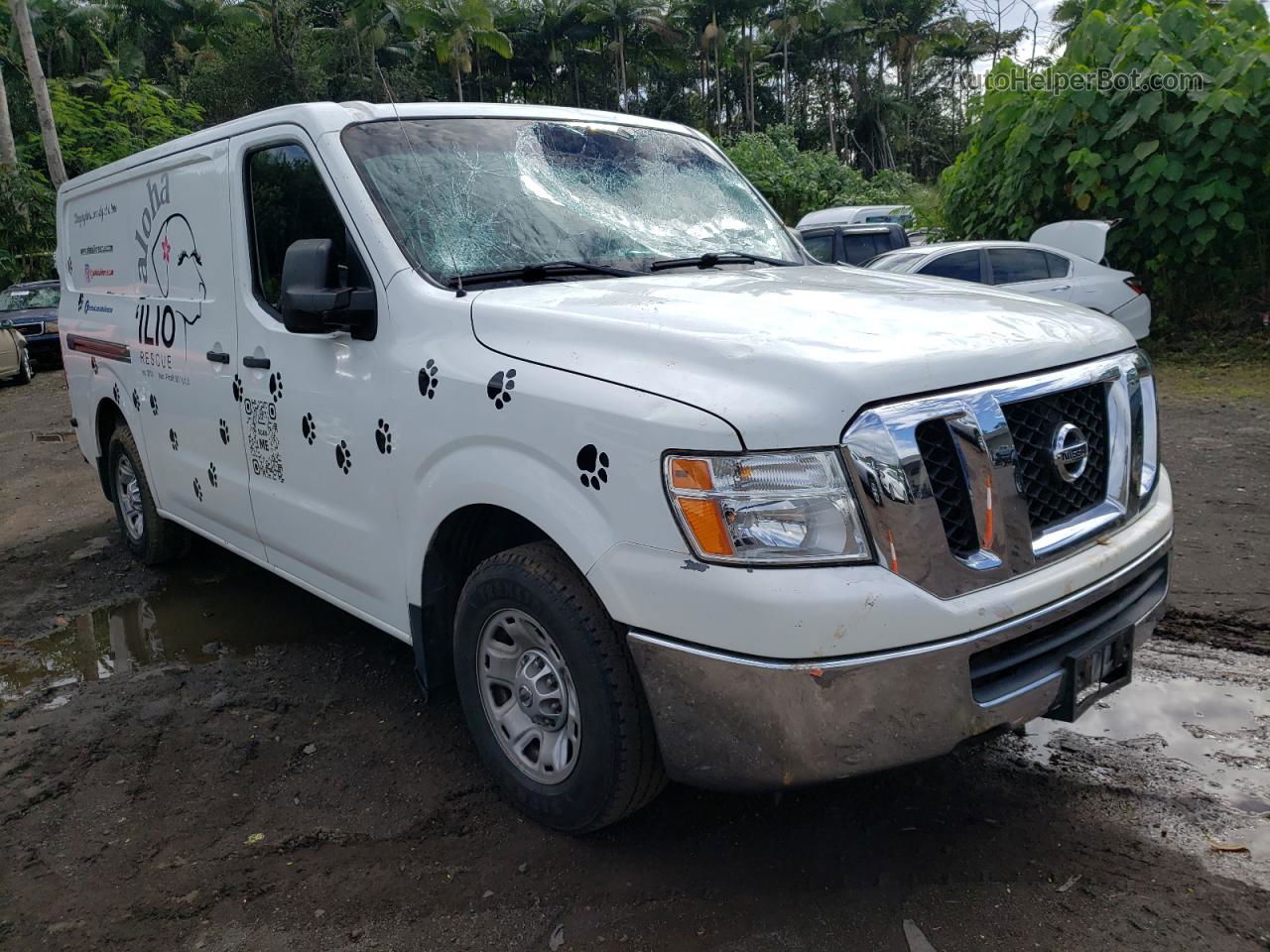 2013 Nissan Nv 1500 White vin: 1N6BF0KM5DN112435