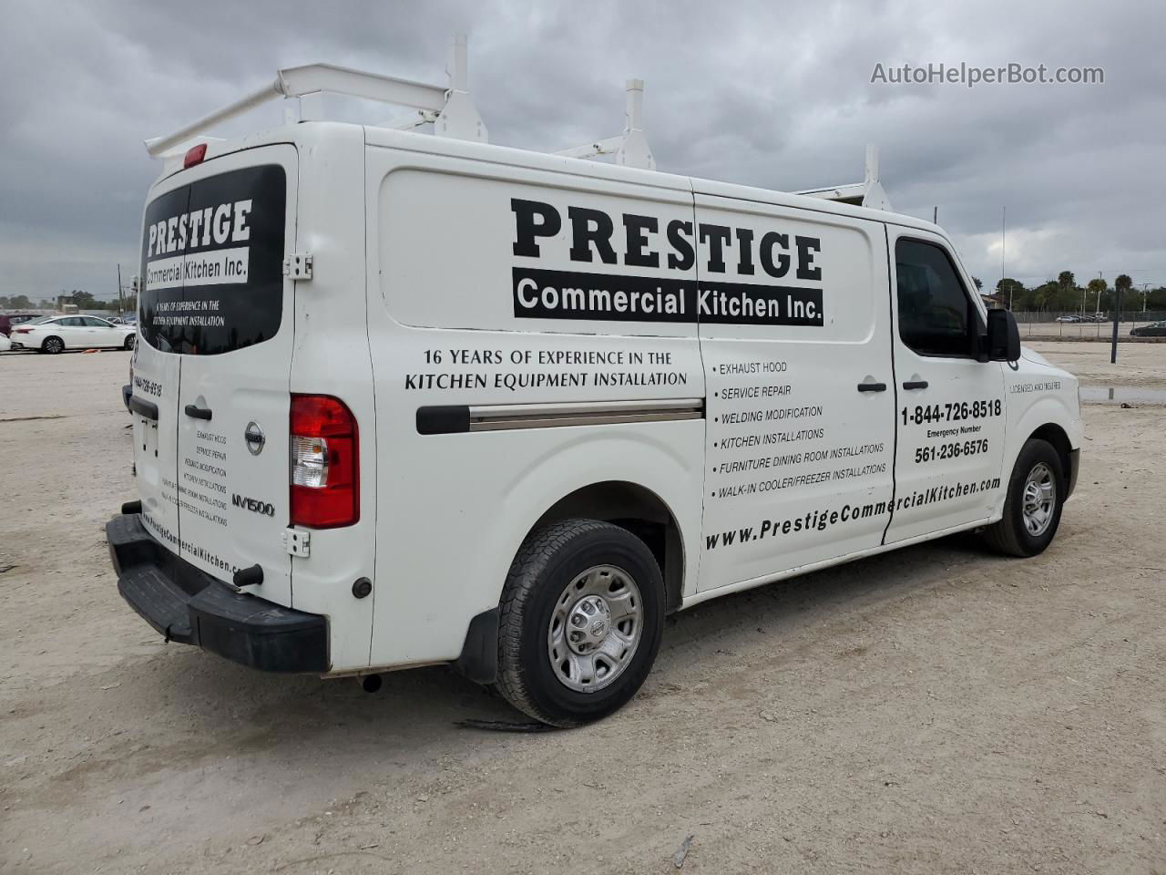 2013 Nissan Nv 1500 White vin: 1N6BF0KM8DN111182