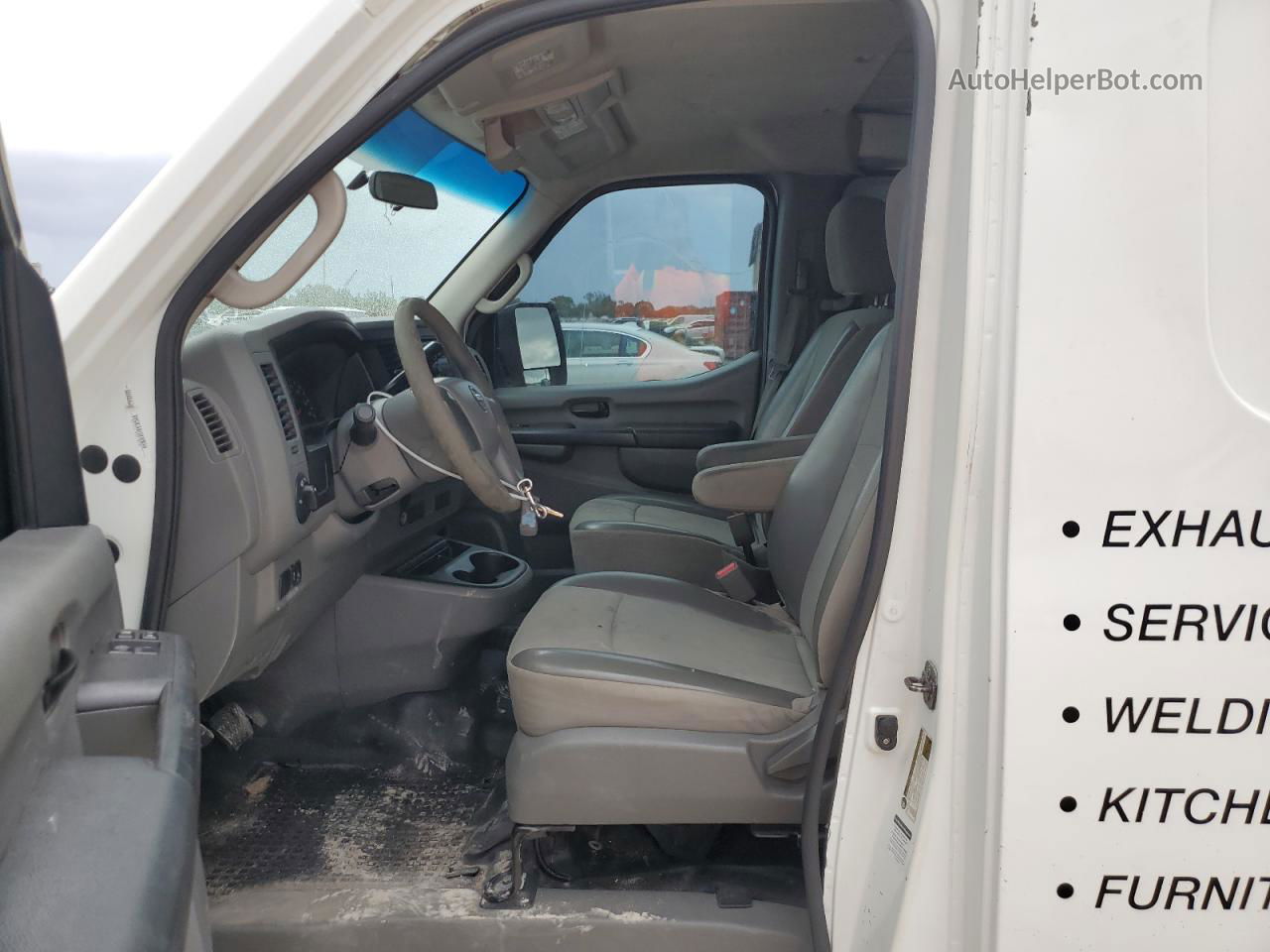 2013 Nissan Nv 1500 White vin: 1N6BF0KM8DN111182