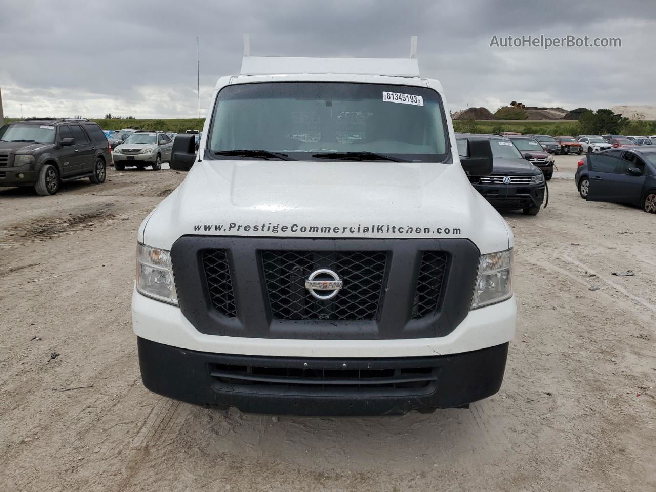 2013 Nissan Nv 1500 White vin: 1N6BF0KM8DN111182