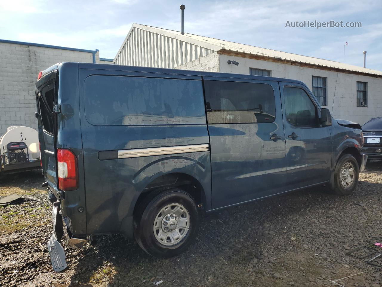 2013 Nissan Nv 1500 Blue vin: 1N6BF0KM9DN101566