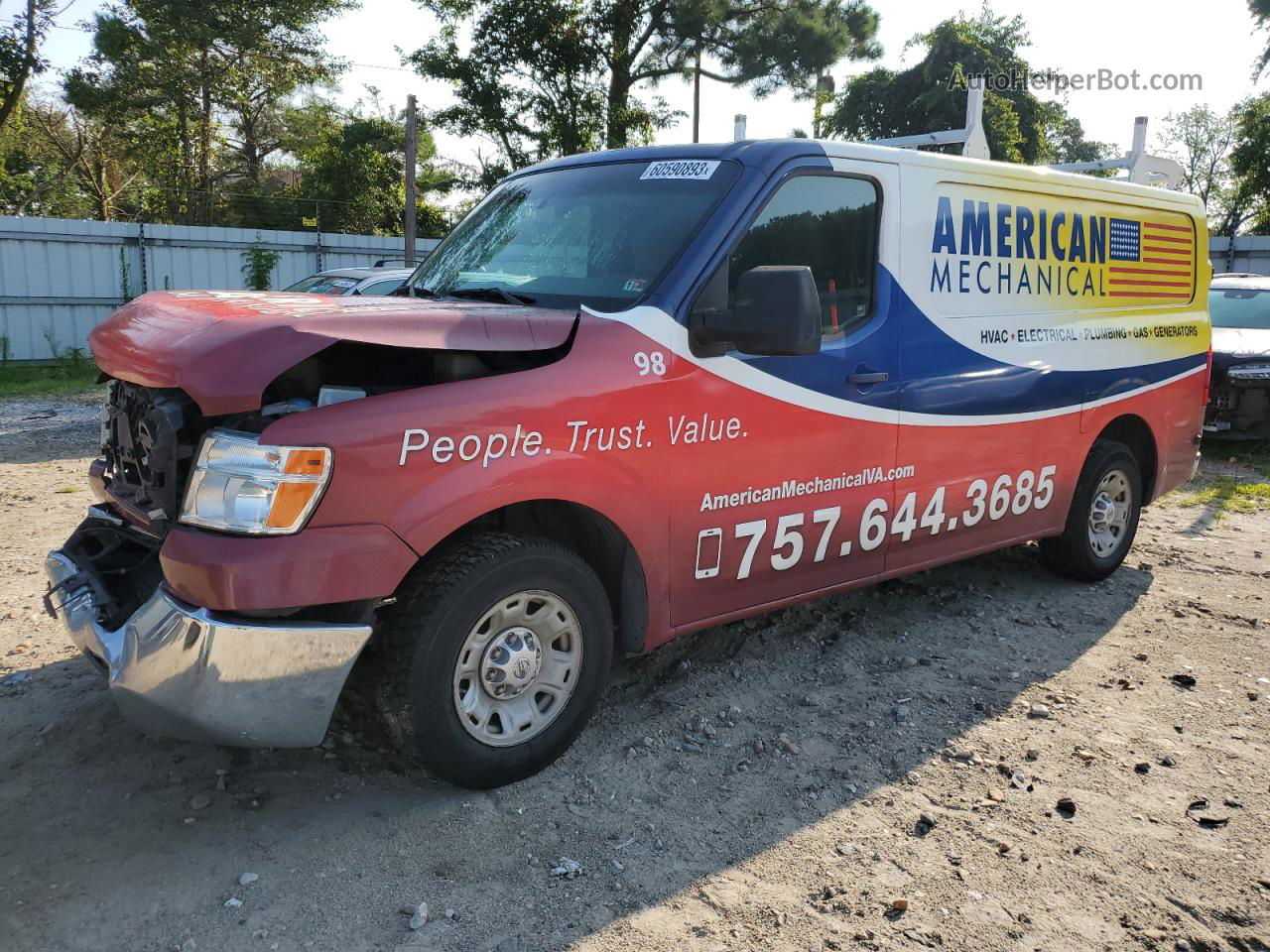 2013 Nissan Nv 1500 White vin: 1N6BF0KM9DN105830