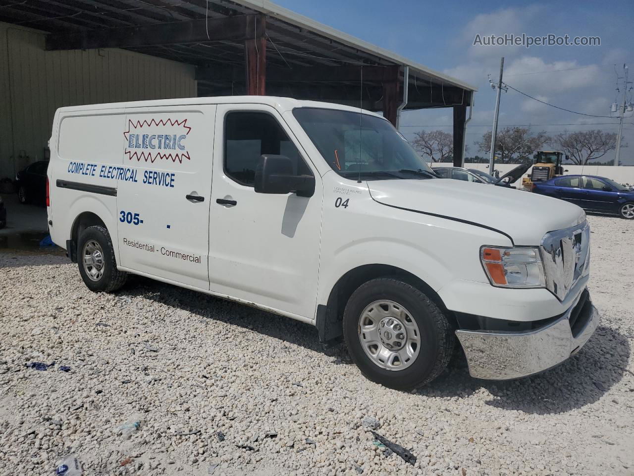 2013 Nissan Nv 1500 White vin: 1N6BF0KM9DN113359