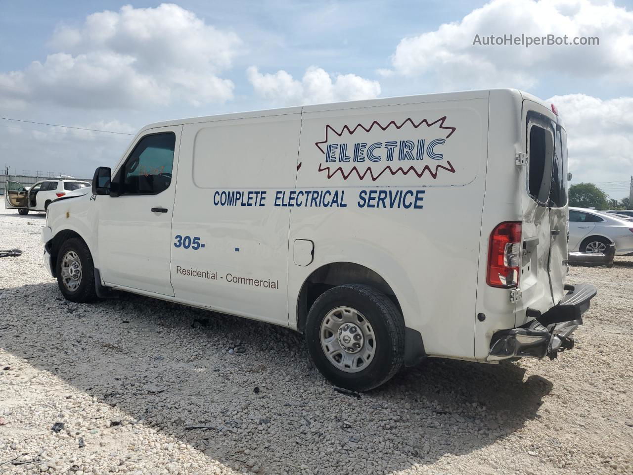 2013 Nissan Nv 1500 White vin: 1N6BF0KM9DN113359