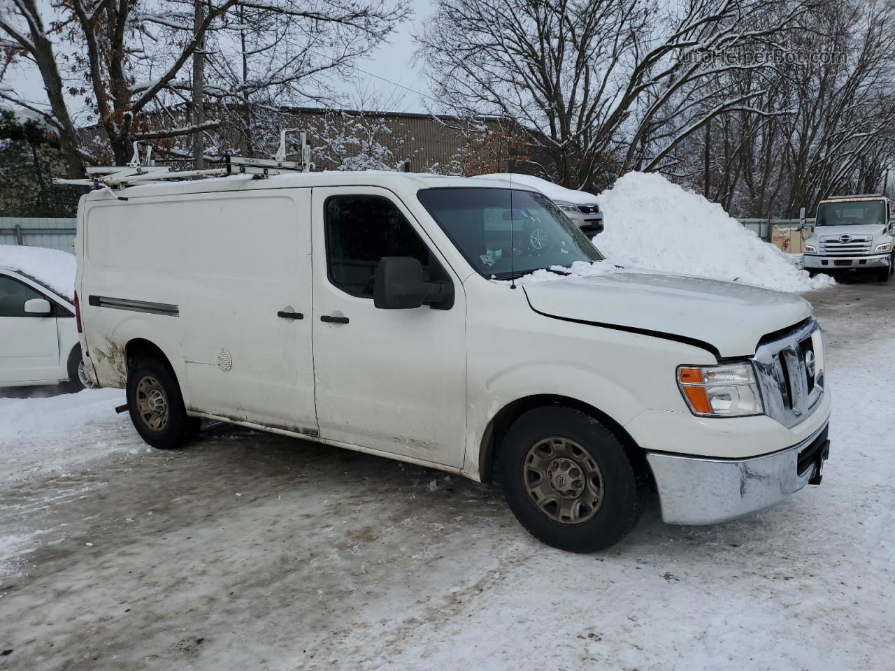 2013 Nissan Nv 1500 White vin: 1N6BF0KMXDN106503