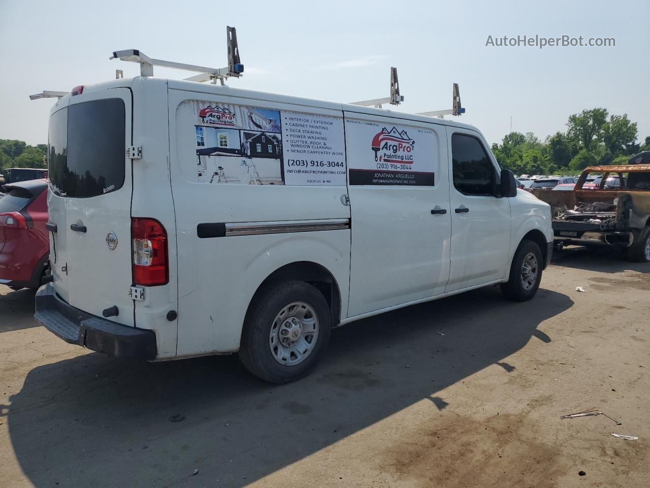 2013 Nissan Nv 1500 White vin: 1N6BF0KX4DN109987