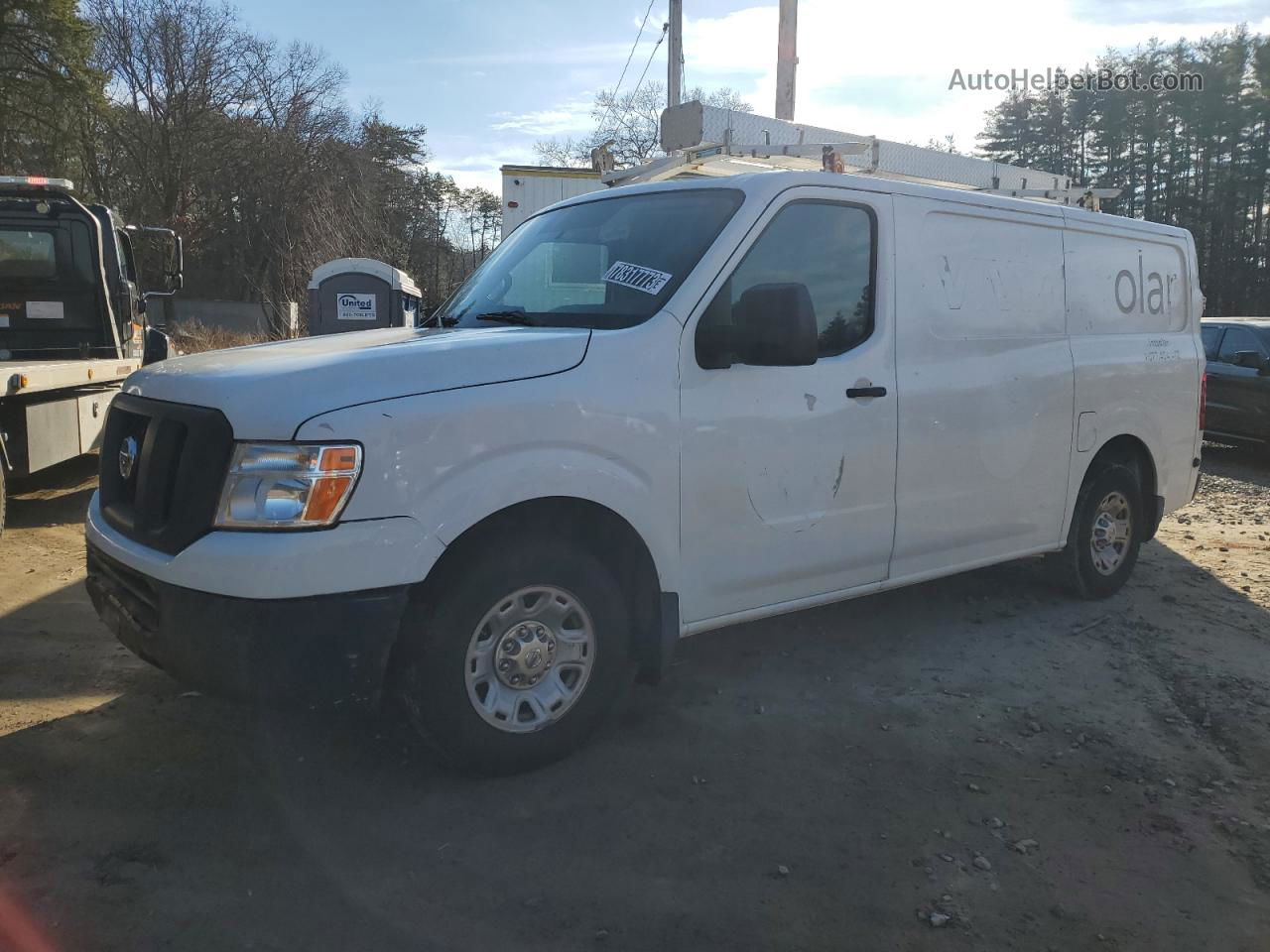 2013 Nissan Nv 1500 White vin: 1N6BF0KX7DN108137