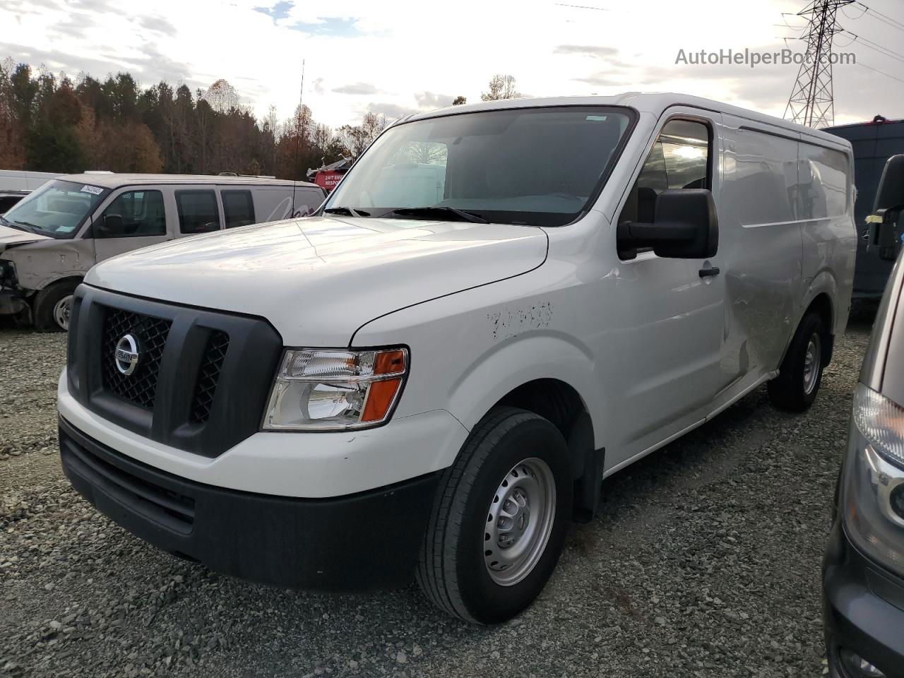 2019 Nissan Nv 2500 S White vin: 1N6BF0KY1KN805986