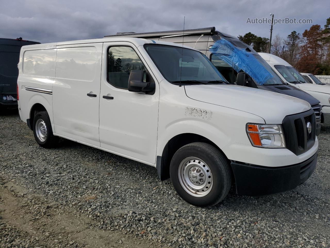 2019 Nissan Nv 2500 S Белый vin: 1N6BF0KY1KN805986