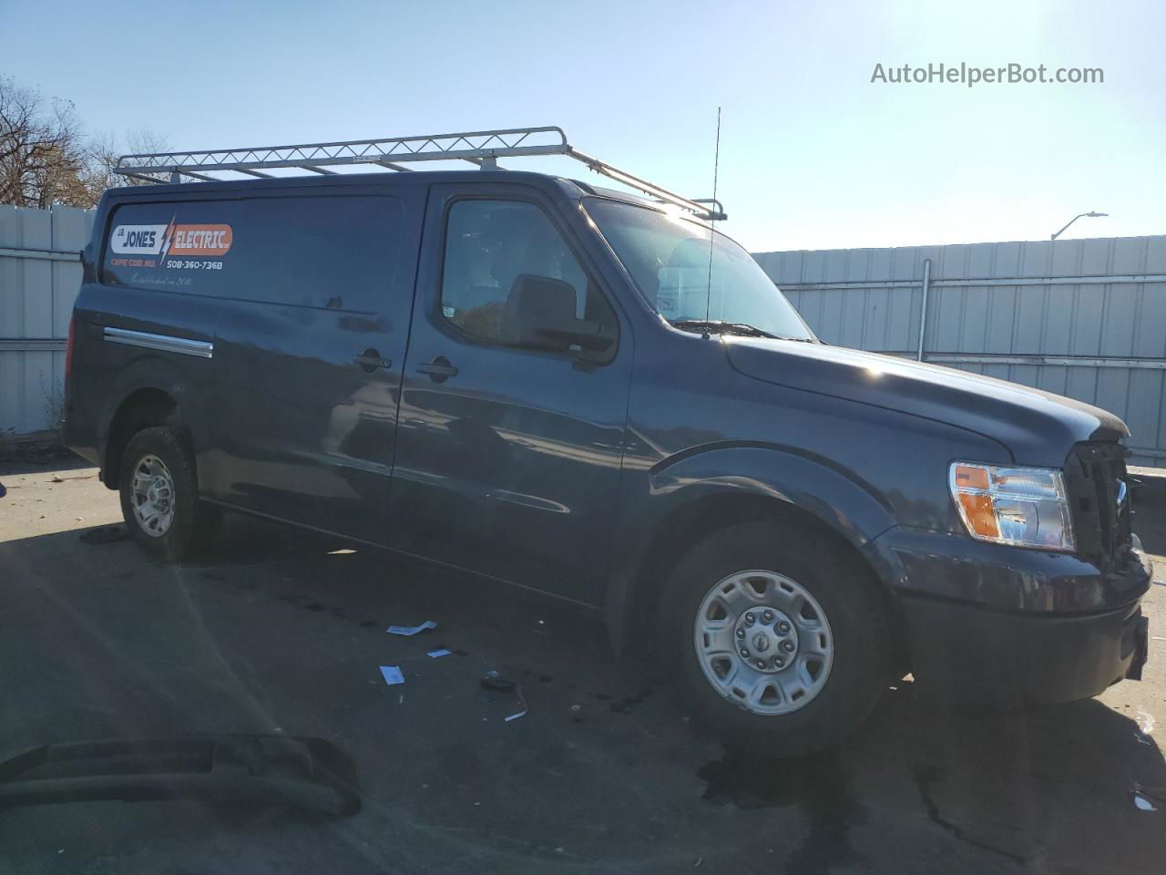 2019 Nissan Nv 2500 S Blue vin: 1N6BF0KY3KN802703