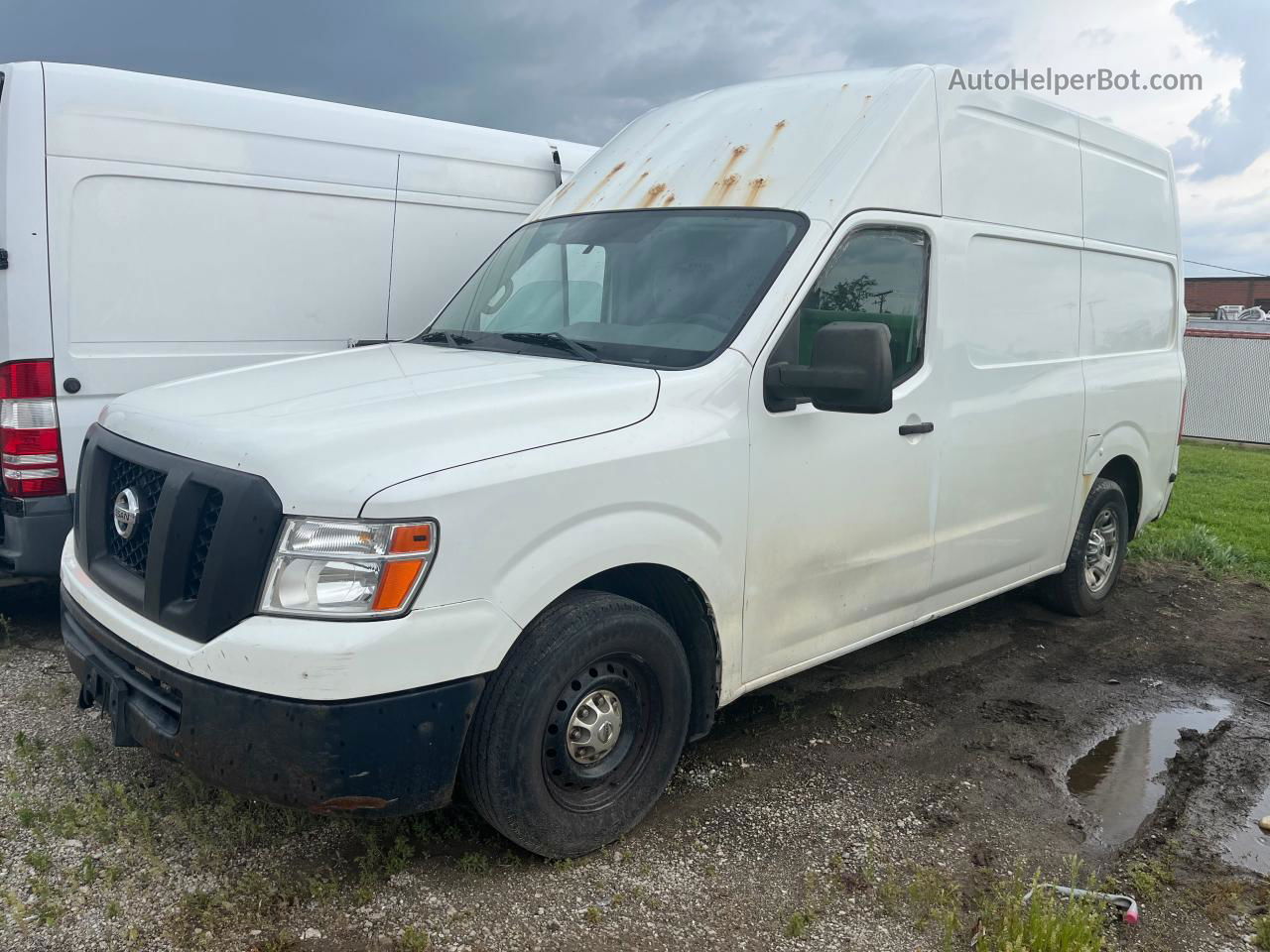 2013 Nissan Nv 2500 White vin: 1N6BF0LX3DN104021