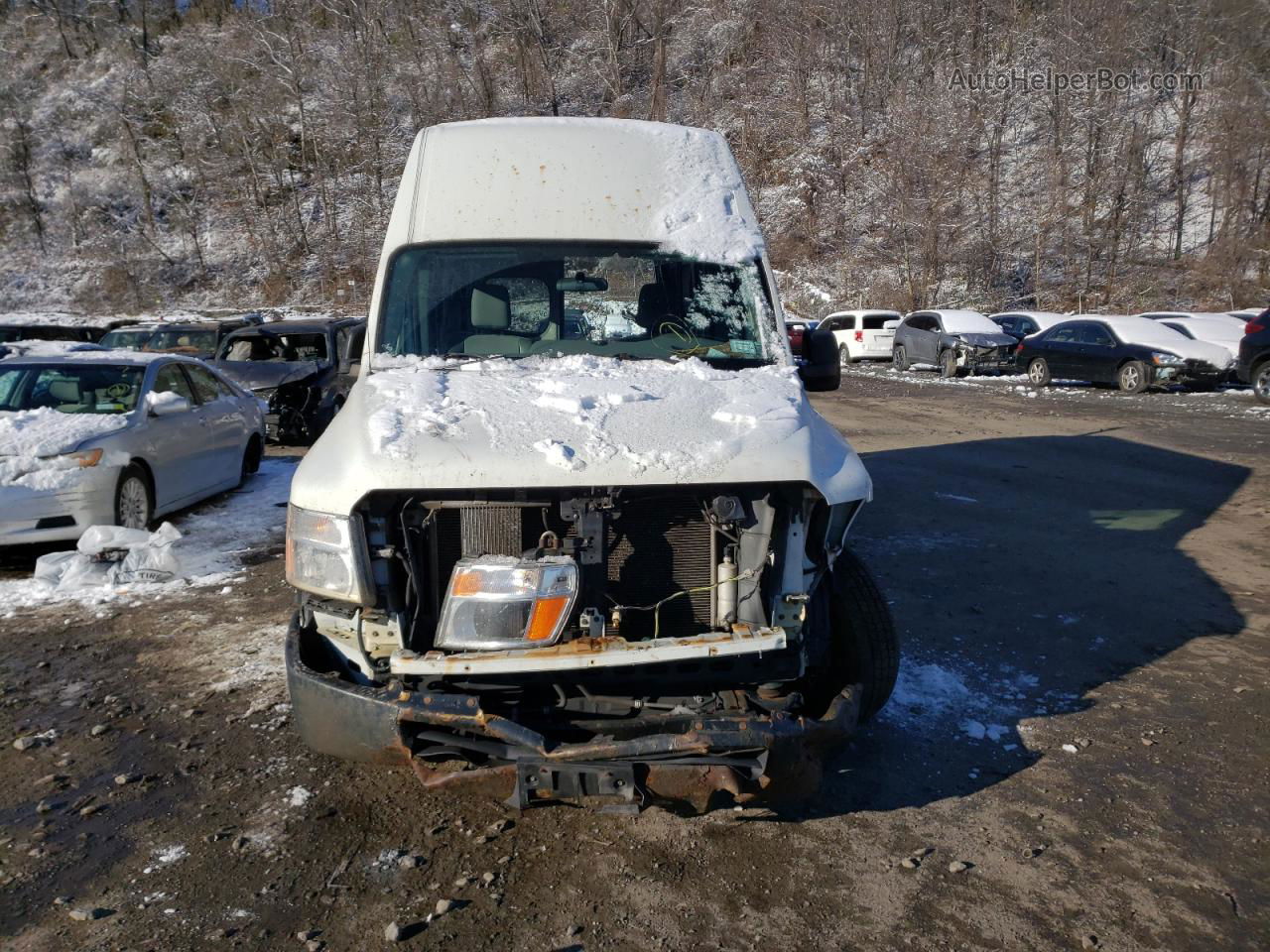 2013 Nissan Nv 2500 White vin: 1N6BF0LX6DN111027