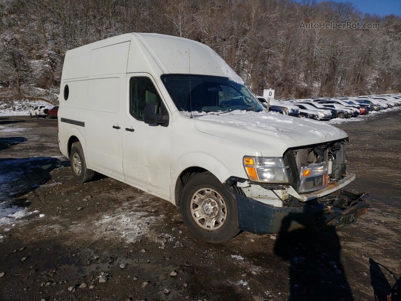 2013 Nissan Nv 2500 White vin: 1N6BF0LX6DN111027