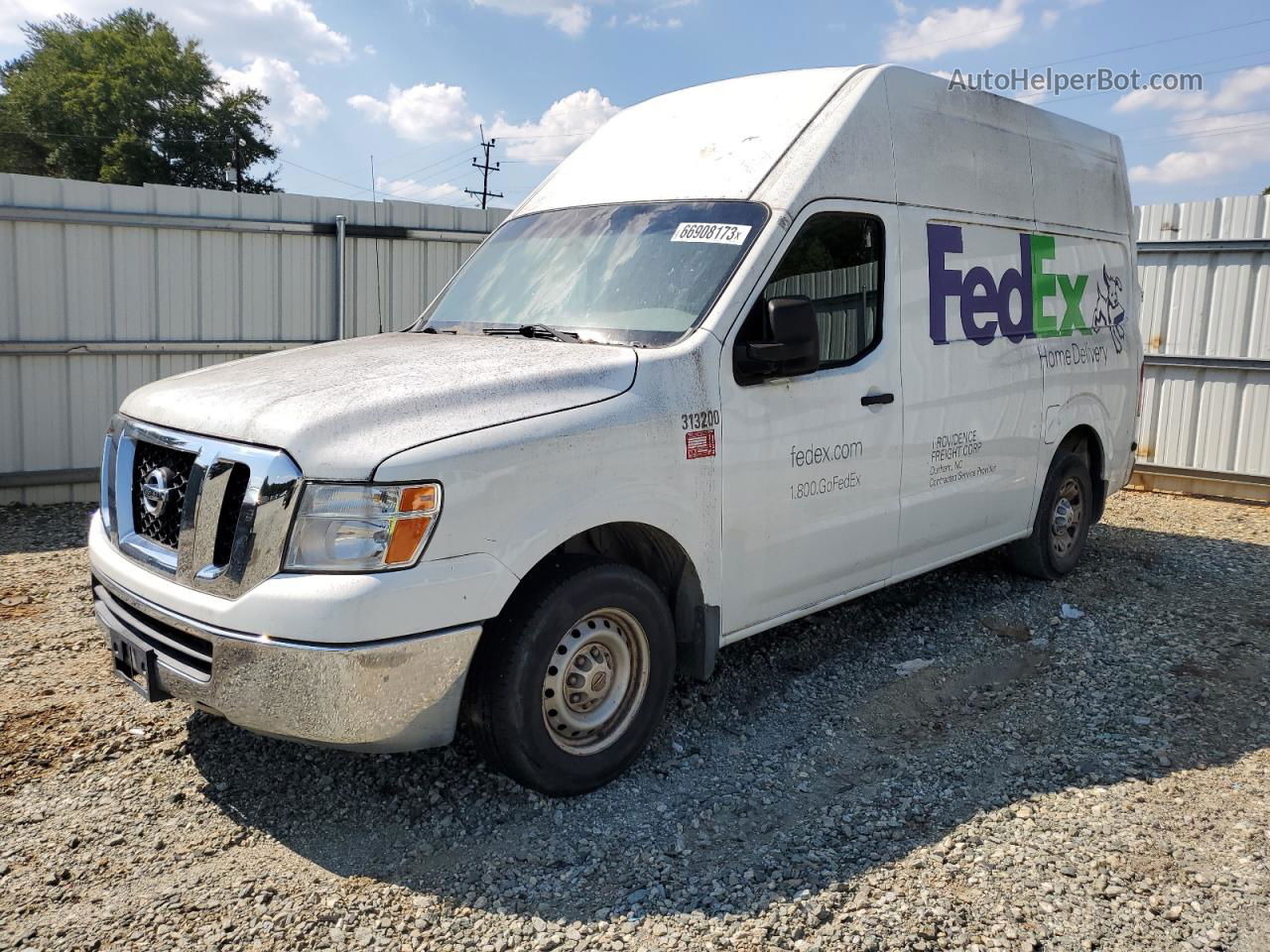 2013 Nissan Nv 2500 White vin: 1N6BF0LY1DN114748