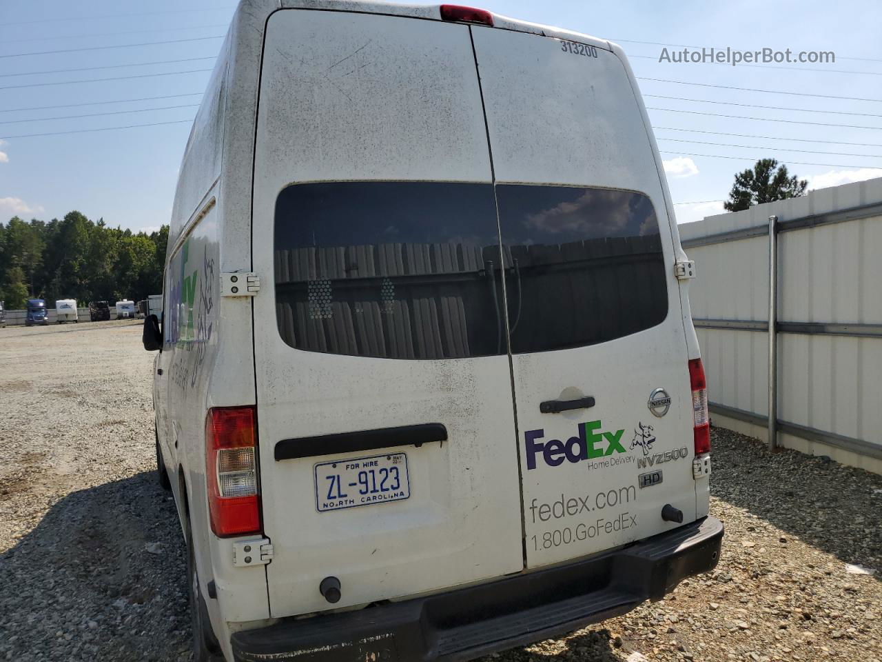 2013 Nissan Nv 2500 Белый vin: 1N6BF0LY1DN114748