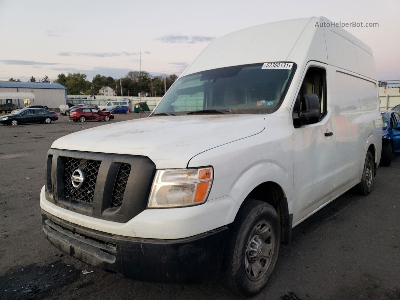 2019 Nissan Nv 2500 S White vin: 1N6BF0LY2KN802819