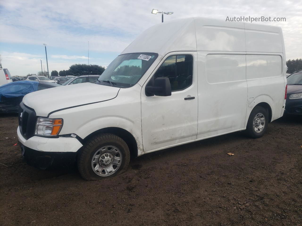 2019 Nissan Nv 2500 S White vin: 1N6BF0LY2KN809057