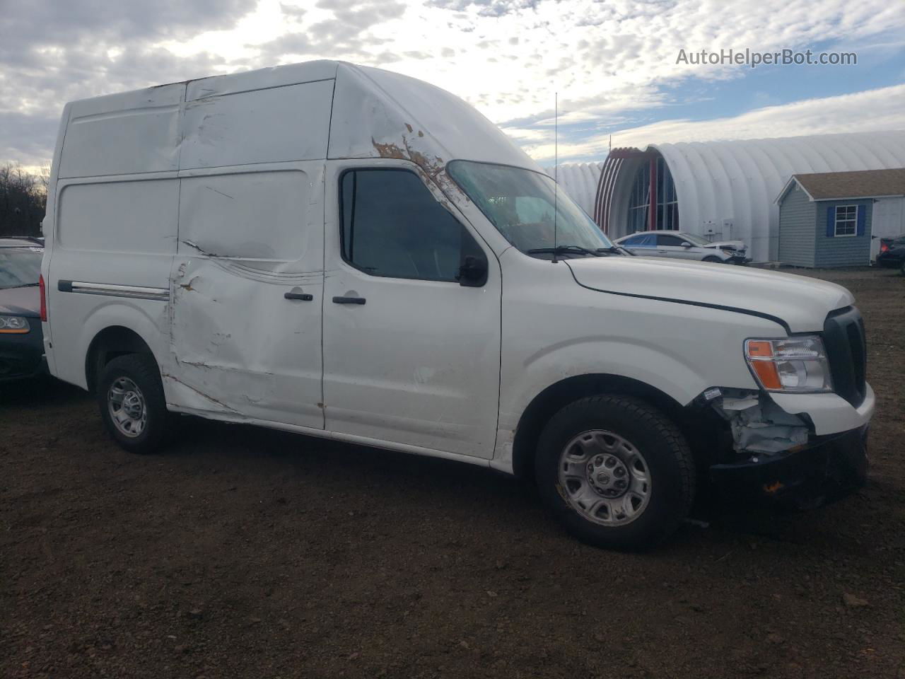 2019 Nissan Nv 2500 S White vin: 1N6BF0LY2KN809057