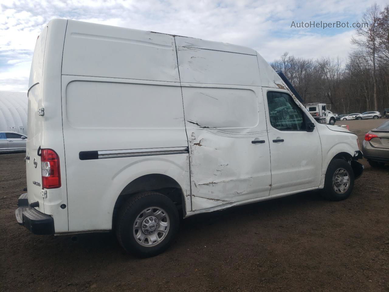 2019 Nissan Nv 2500 S White vin: 1N6BF0LY2KN809057