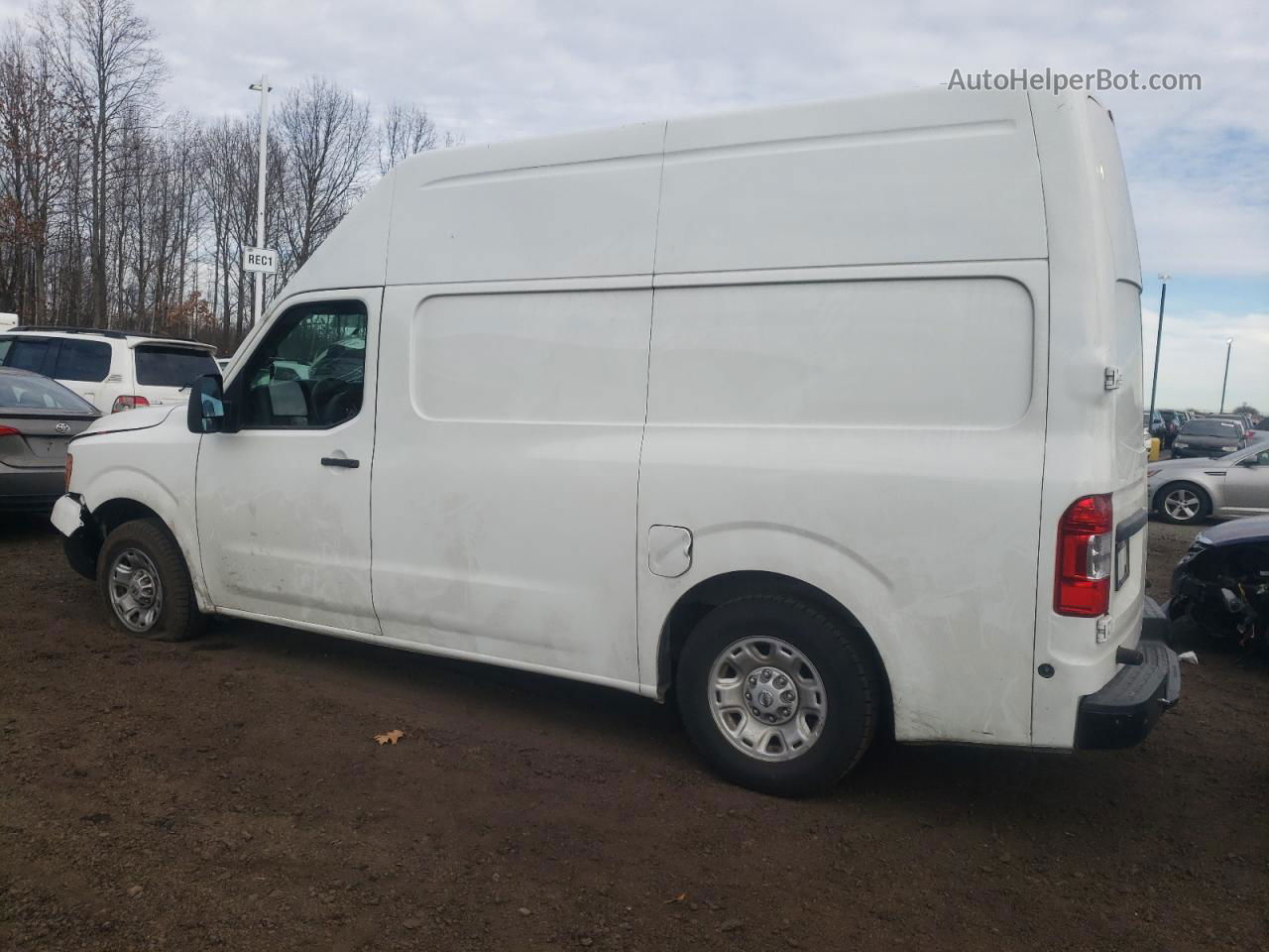 2019 Nissan Nv 2500 S White vin: 1N6BF0LY2KN809057