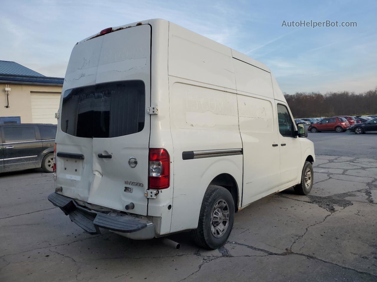 2013 Nissan Nv 2500 White vin: 1N6BF0LY5DN114302