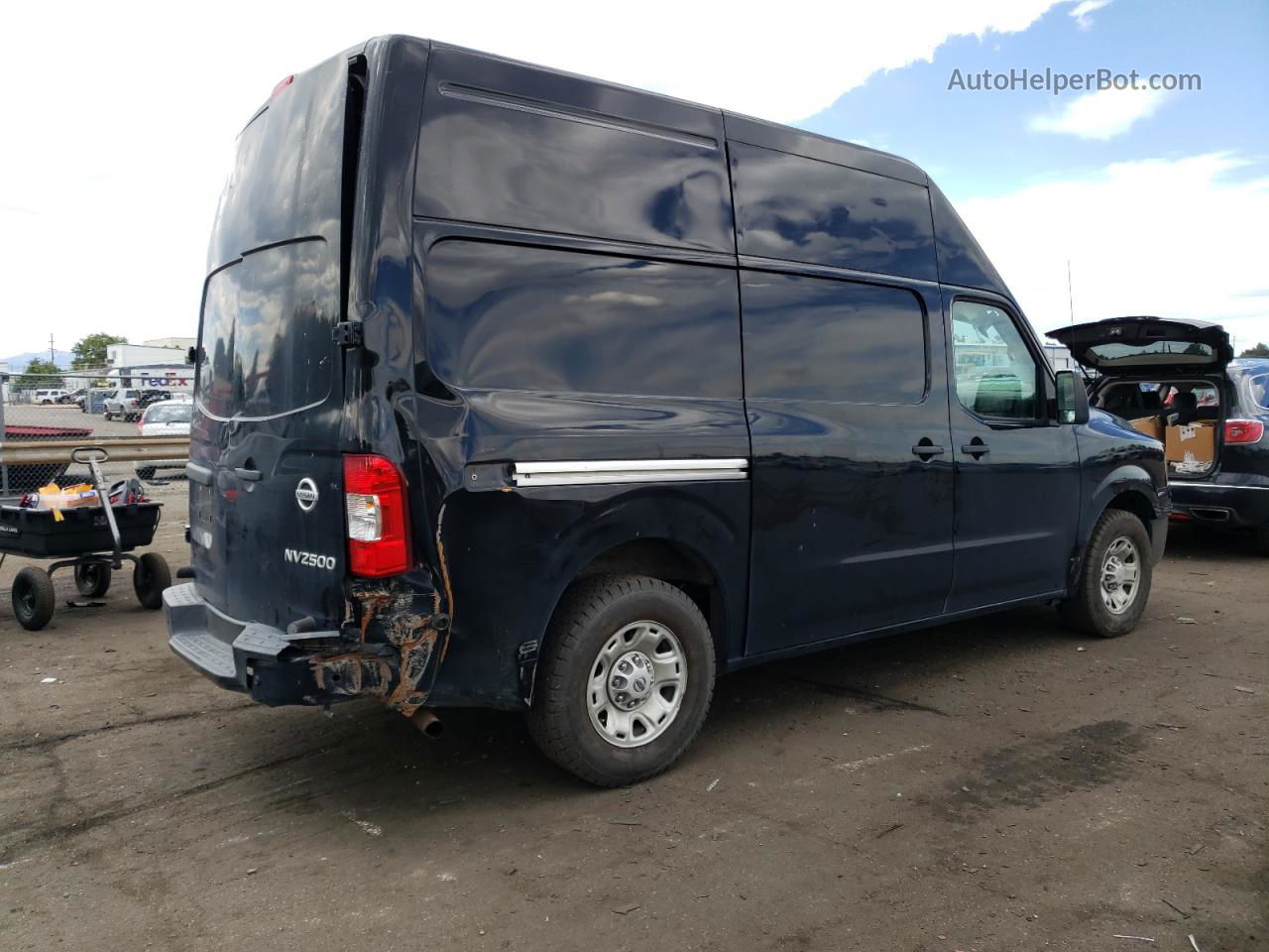 2019 Nissan Nv 2500 S Black vin: 1N6BF0LY5KN802152